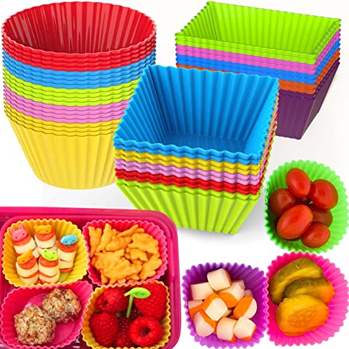 40 Pcs Silicone Lunch Box Dividers (40 Count)
