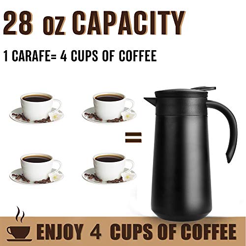 28oz Small Coffee Carafe Insulated Coffee Pot