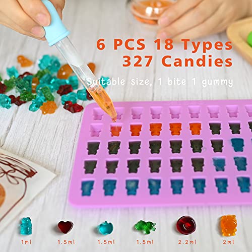 Gummy Bear Molds Silicone 32PCS