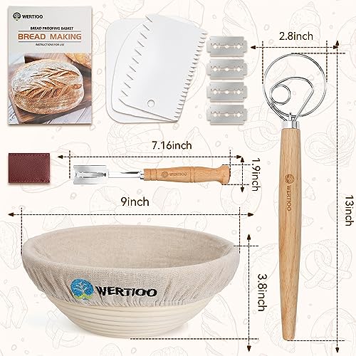 Banneton Bread Proofing Basket Set of 2 (2 Count)