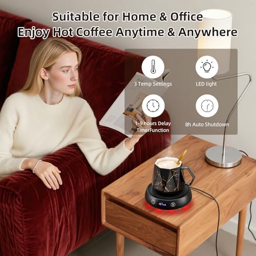 Coffee Mug Warmer Set for Desk 1
