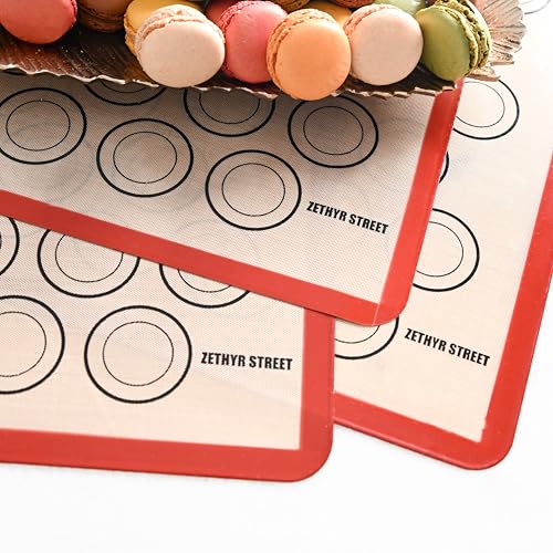 Macaron Baking Mat Silicone Non Stick (2 Count)