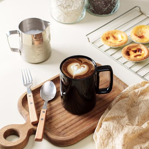 Large 15 Ounces Porcelain Coffee Mug Tea Mugs Set of 6 (6 Count)