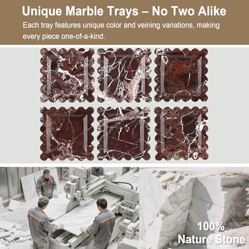 Natural Marble Vanity Tray