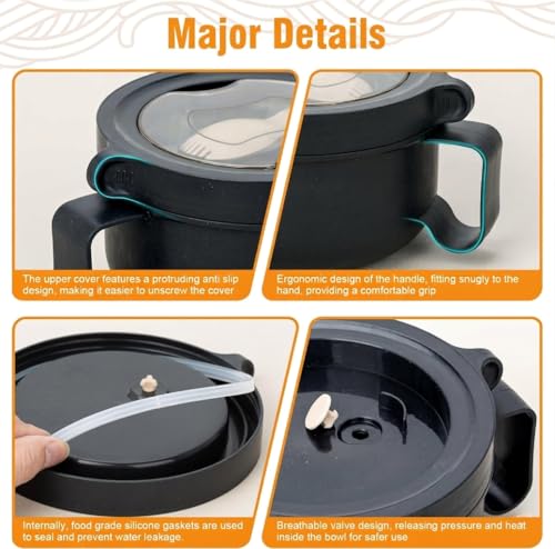 Microwave Bowl with Lids