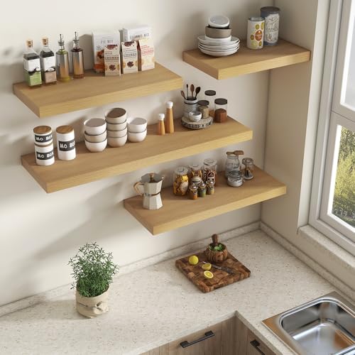 Deep Floating Shelves 48x12” Set of 2 (2 Count)