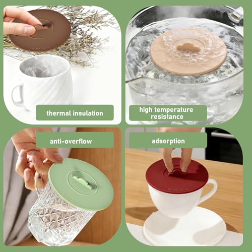 4 Pack Silicone Cup Covers (4 Count)