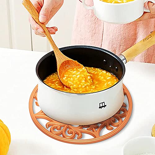 Mandala Coaster Resin Molds 2pcs Large Silicone Coaster Molds for Hollow Flower Tray Epoxy 3D Geode Design Shiny Molds for Home Decoration Coaster Resin Casting Mold Set (2 Count)