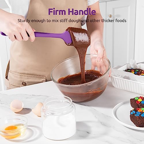 Silicone Spatula Set 600°F High Heat Resistant (4 Count)