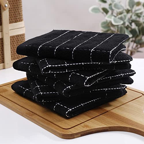 100% Cotton Terry Kitchen Dish Cloths (6 Count)