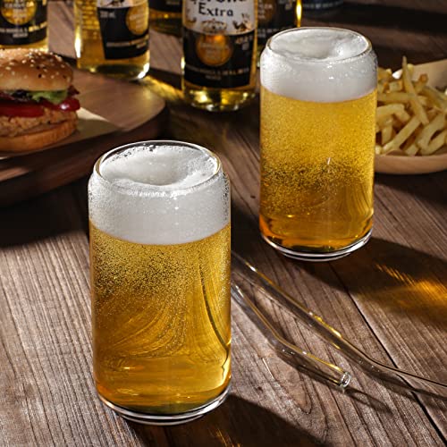 Drinking Glasses with Glass Straw 4pcs Set (4 Count)