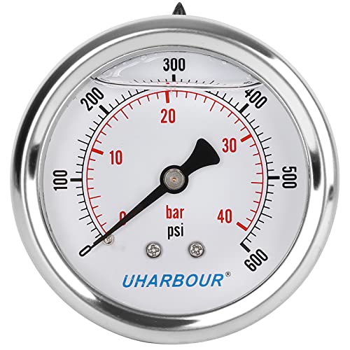 Glycerin Pressure Gauge 600psi