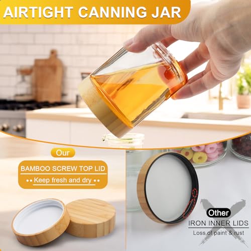 Spice Jars with Label (96 Fl Oz)