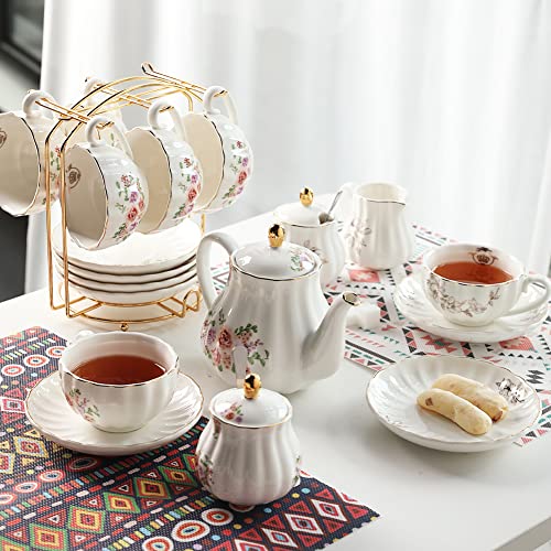 Porcelain Tea Sets British Royal Series (22 Count)