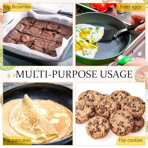 2 Pcs Mini Silicone Cookie Brownie Spatula (2 Count)
