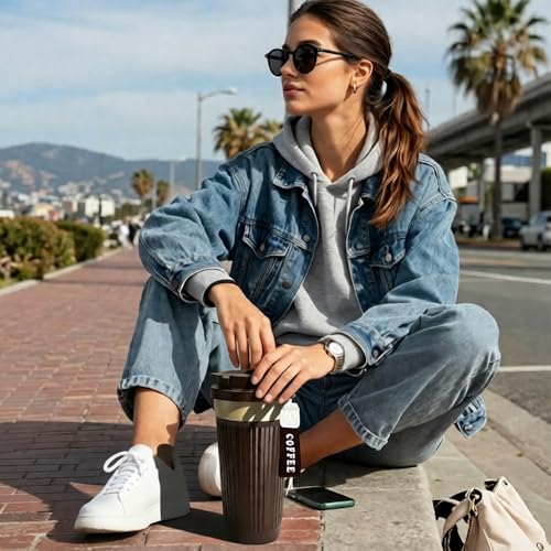 Vacuum Insulated Stainless Steel Travel Coffee Mug