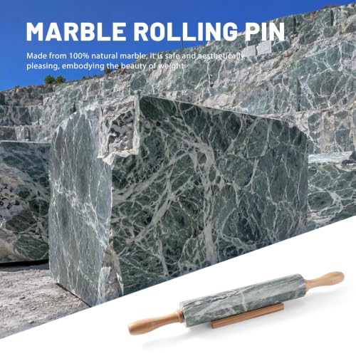 Natural Green Marble Rolling Pin