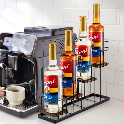 Coffee Syrup Rack Organizer