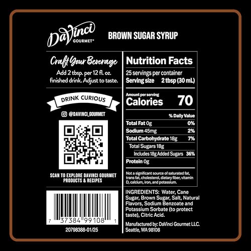 Brown Sugar Syrup (25.4 Fl Oz)