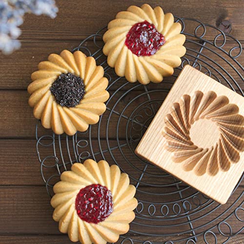 Wooden Cookie Biscuit Mold