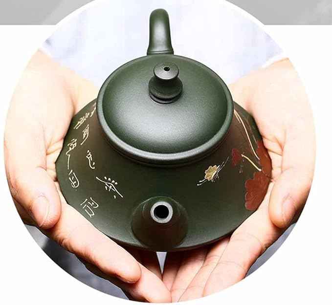 New Ceramic Teapot Handmade Purple Clay Pot Drinking Set Drinking Set for Women Tea Party or Gift Giving Tea Cup
