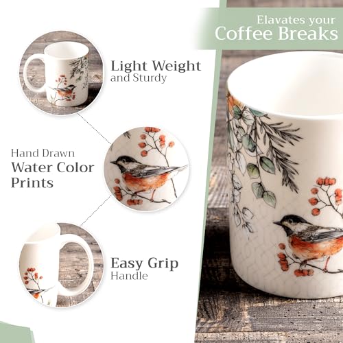 Coffee Mug with Handles Tea Cups (2 Count)