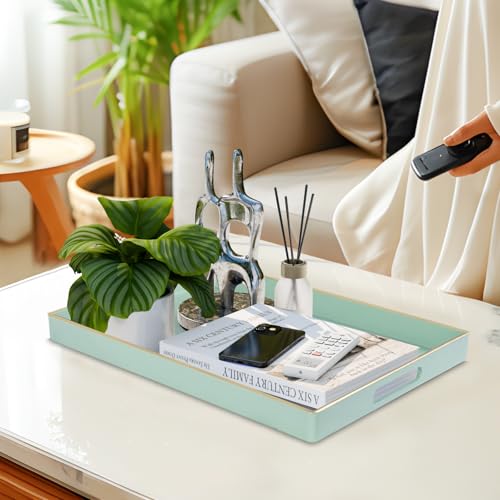 Mint Green Decorative Tray for Ottoman