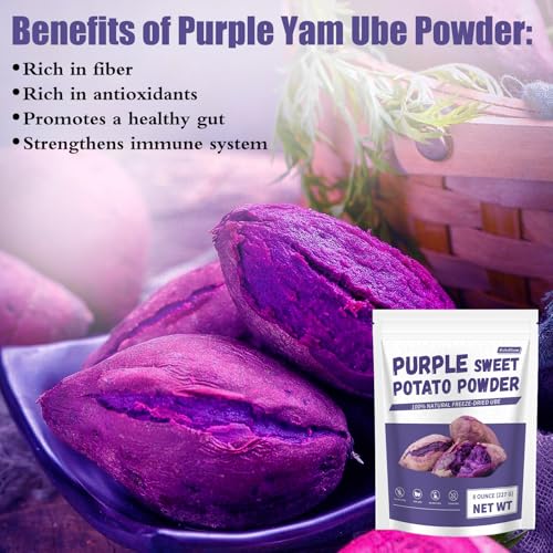 Purple Sweet Potato Powder 8 Oz (8 Ounce)