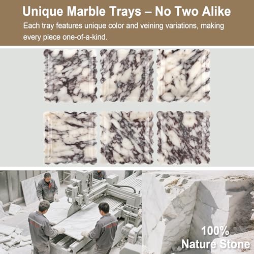 Natural Marble Vanity Tray