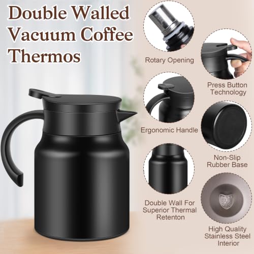 2 PCS 30 OZ Thermal Coffee Carafe (2 Count)
