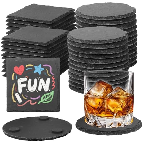 48pcs Slate Coasters (48 Count)