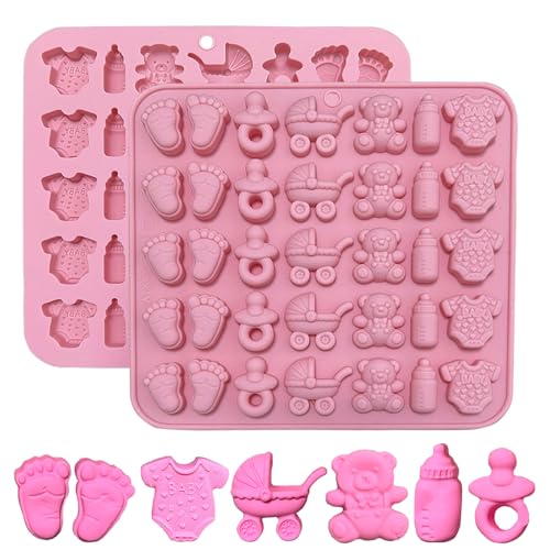 2 Pack Baby Shower Chocolate Mold (70 Count)