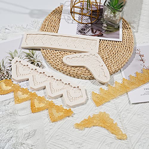 Lace Fondant Mold Set of 3