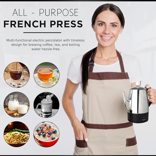10 Cup Electric Percolator Coffee Pot