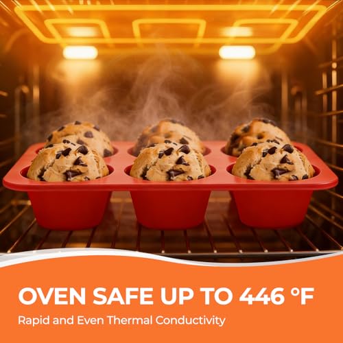 Silicone Jumbo Muffin Pan (2 Count)