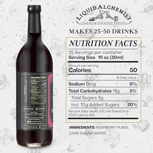 Raspberry Syrup for Cocktails (25.4 Fl Oz)