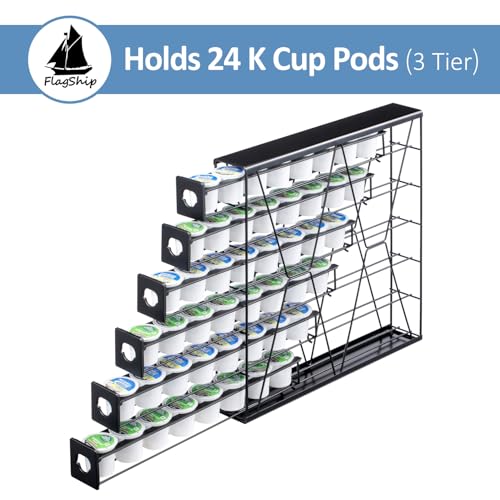 6 Tier Coffee Pod Holder for K Cup (6 Count)
