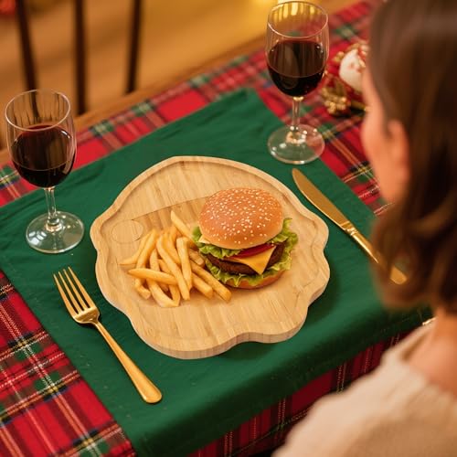 Christmas Bamboo Serving Platter