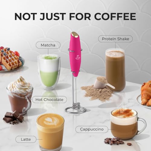 Powerful Milk Frother Wand With Duracell Batteries