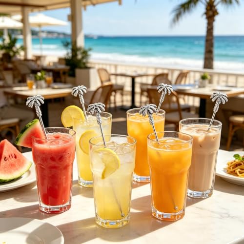 6 Pcs 7.5'' Metal Stir Sticks