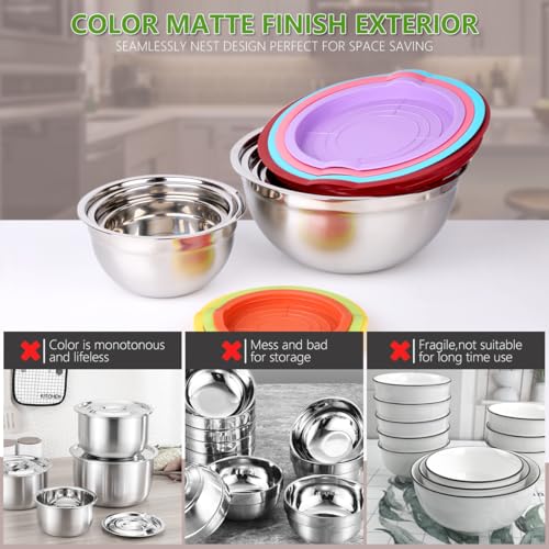 Mixing Bowls with Lids Set