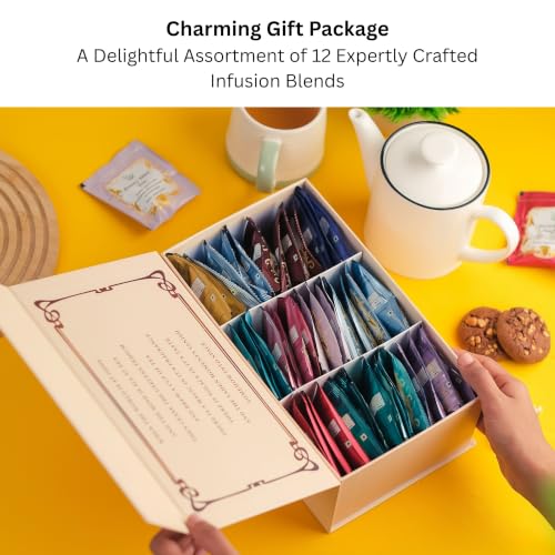 Book Of Tea Assorted Tea Bags Gift Box (48 Count)