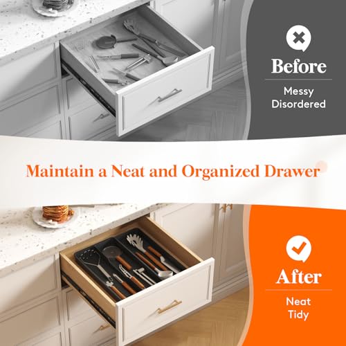 Utensil Organizer for Kitchen Drawer