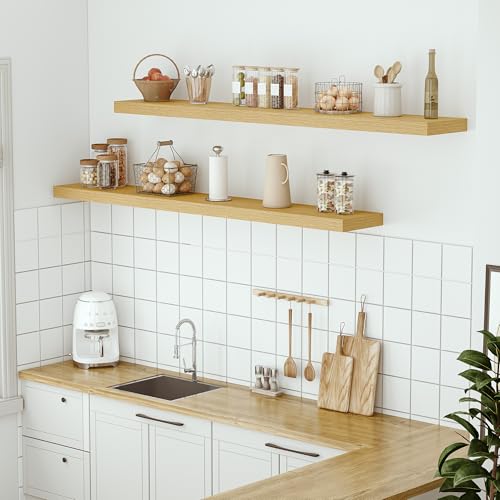 Deep Floating Shelves 55x10” Set of 1