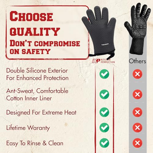 XL Silicone Griddle Gloves