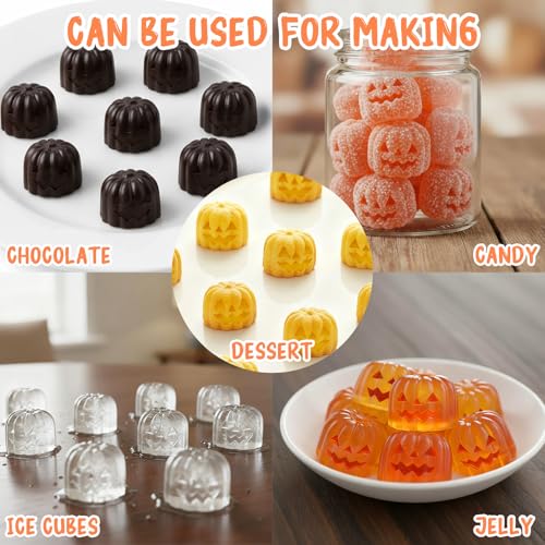 Halloween Pumpkin Silicone Mold for Chocolate