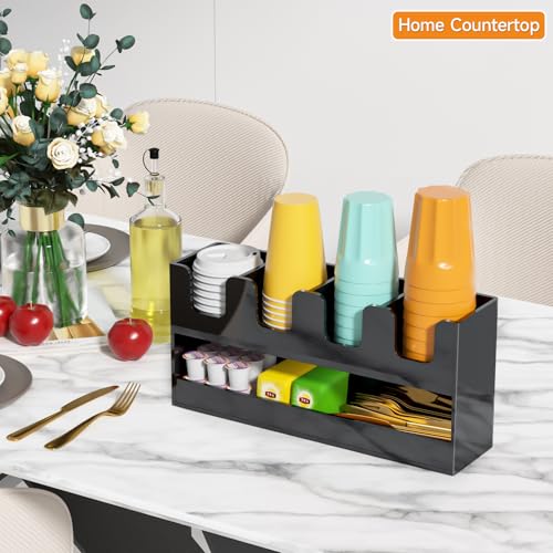 5 Compartment Cup Holder for Countertop