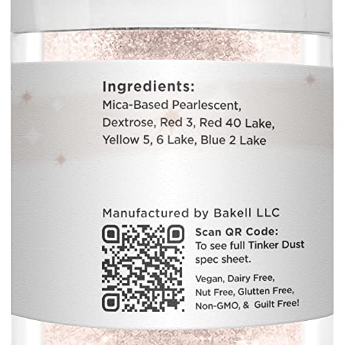 Soft Rose Gold Edible Glitter