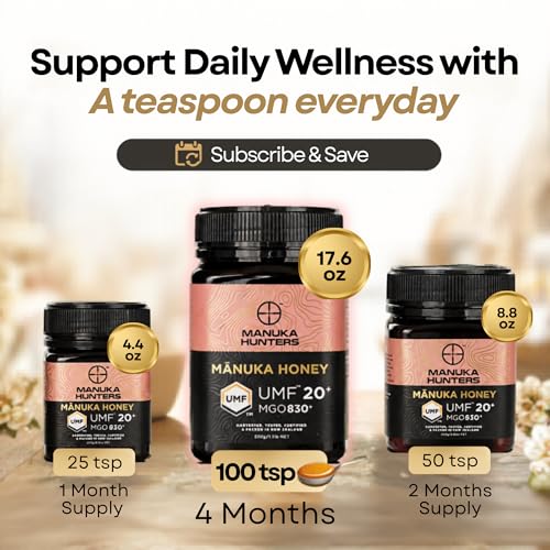 New Zealand Manuka Honey UMF 20+ (17.6 Ounce)