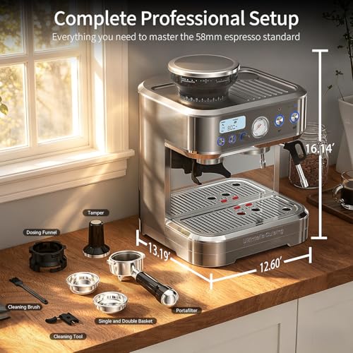Espresso Machine with Grinder